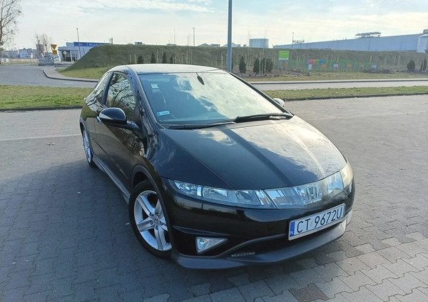 Honda Civic cena 22500 przebieg: 253483, rok produkcji 2008 z Toruń małe 154